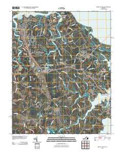 Benns Church 2010 topographic map thumbnail