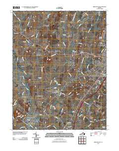Bridgewater 2010 topographic map thumbnail