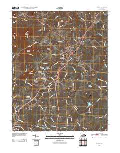 Amherst 2010 topographic map thumbnail
