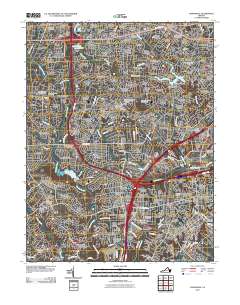 Annandale 2010 topographic map thumbnail