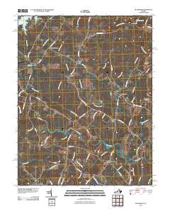 Beaverdam 2010 topographic map thumbnail