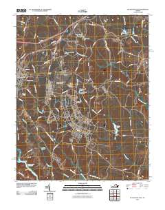 Blackstone East 2010 topographic map thumbnail