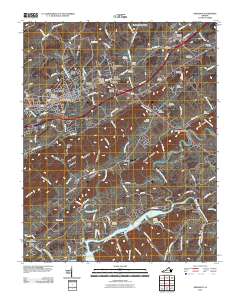 Abingdon 2010 topographic map thumbnail