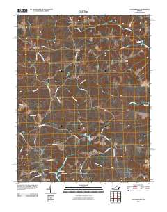 Cauthornville 2010 topographic map thumbnail