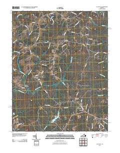 Clayville 2010 topographic map thumbnail