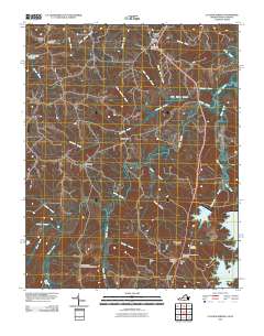 Cluster Springs 2010 topographic map thumbnail