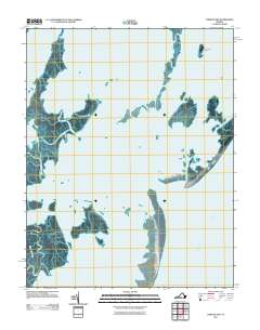Cobb Island 2011 topographic map thumbnail