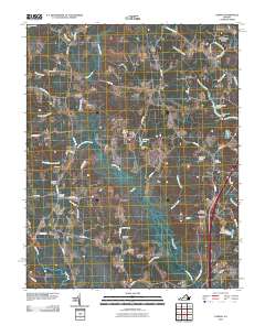 Carson 2010 topographic map thumbnail