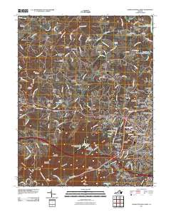 Charlottesville West 2011 topographic map thumbnail