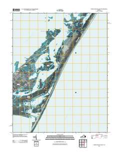Chincoteague East 2011 topographic map thumbnail