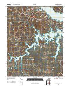 Clarksville South 2011 topographic map thumbnail