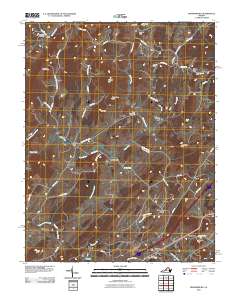Brownsburg 2010 topographic map thumbnail