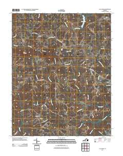 Callands 2011 topographic map thumbnail