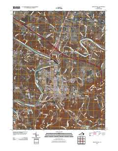 Front Royal 2010 topographic map thumbnail
