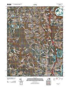 Chester 2010 topographic map thumbnail