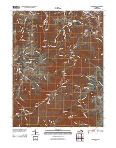 Chester Gap 2010 topographic map thumbnail