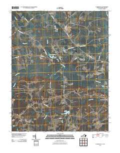Claresville 2010 topographic map thumbnail