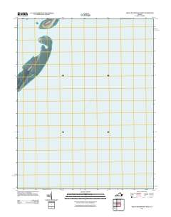 Great Machipongo Inlet 2011 topographic map thumbnail