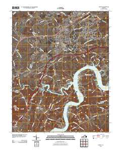 Dublin 2010 topographic map thumbnail