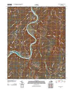 Gladstone 2010 topographic map thumbnail