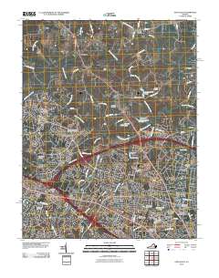 Glen Allen 2010 topographic map thumbnail