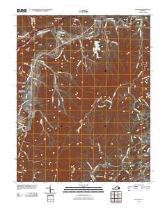 Elliston 2010 topographic map thumbnail