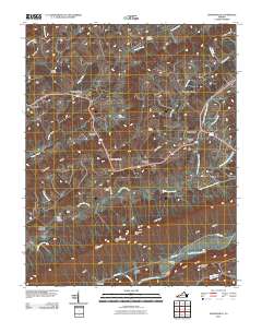 Hansonville 2010 topographic map thumbnail