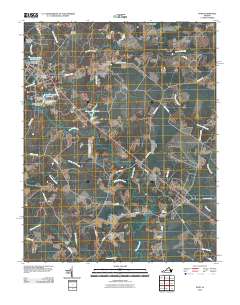 Ivor 2010 topographic map thumbnail