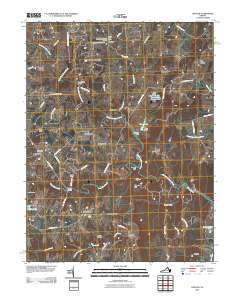 Lincoln 2010 topographic map thumbnail