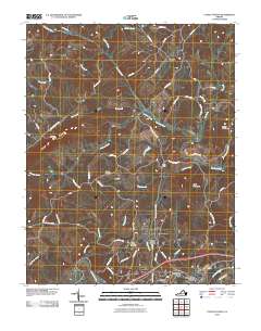 Lynch Station 2010 topographic map thumbnail