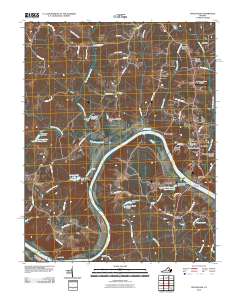 Goochland 2010 topographic map thumbnail