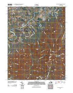 McGaheysville 2010 topographic map thumbnail