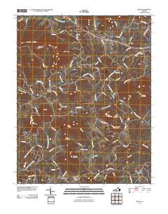 Irving 2010 topographic map thumbnail