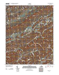 Mendota 2010 topographic map thumbnail