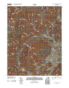 Old Rag Mountain 2010 topographic map thumbnail