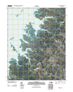 Parksley 2011 topographic map thumbnail