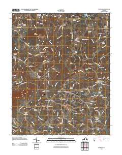 Penhook 2011 topographic map thumbnail