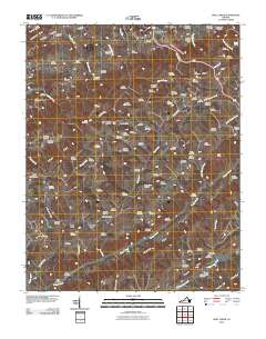 Moll Creek 2010 topographic map thumbnail