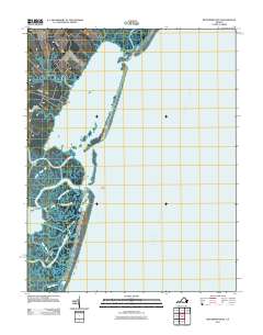 Metompkin Inlet 2011 topographic map thumbnail