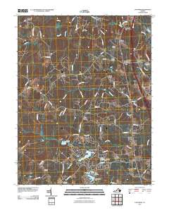 Ladysmith 2010 topographic map thumbnail