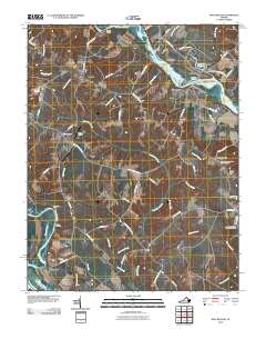 King William 2010 topographic map thumbnail