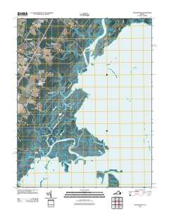 Nassawadox 2011 topographic map thumbnail