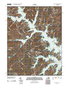 Lake Anna West 2010 topographic map thumbnail