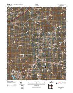 Lawrenceville 2010 topographic map thumbnail
