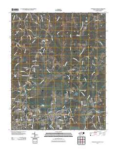 Northeast Eden 2011 topographic map thumbnail