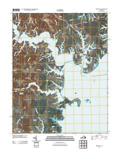 Reedville 2011 topographic map thumbnail