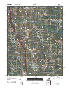 Ruther Glen 2010 topographic map thumbnail
