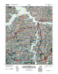 Norfolk South 2011 topographic map thumbnail