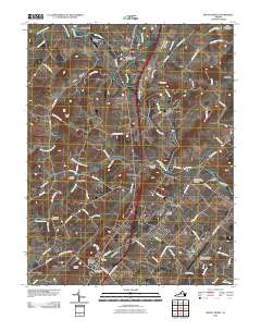 Mount Sidney 2010 topographic map thumbnail