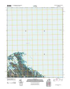 Poquoson East 2011 topographic map thumbnail